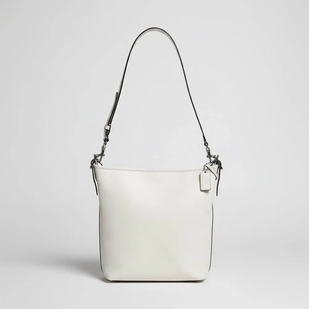 Coach bone leather bucket bag
